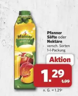 Combi Pfanner Säfte oder Nektare Angebot