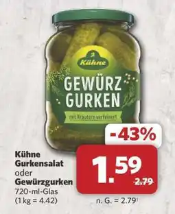 Combi Kühne Gurkensalat oder Gewürzgurken Angebot