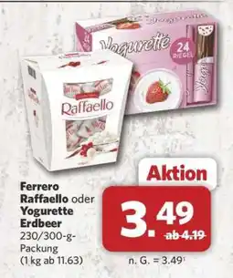 Combi Ferrero Raffaello oder Yogurette Erdbeer Angebot