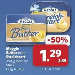Combi Meggle Butter oder Streichzart Angebot