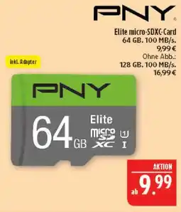 Marktkauf Pny elite micro-sdxc-card 64 gb Angebot