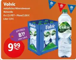 Getränke Hoffmann Volvic natürliches Mineralwasser Naturelle Angebot
