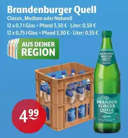 Getränke Hoffmann Brandenburger Quell Classic, Medium oder Naturell Angebot