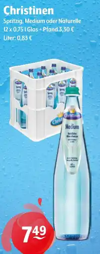 Getränke Hoffmann Christinen Spritzig, Medium oder Naturelle Angebot