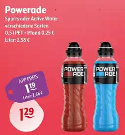 Getränke Hoffmann Powerade Sports oder Active Water Angebot