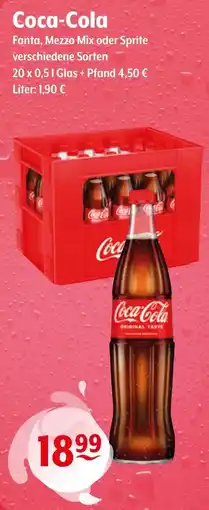 Getränke Hoffmann Coca-Cola, Fanta, Mezzo Mix oder Sprite Angebot