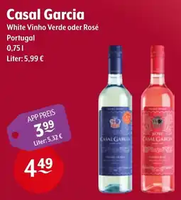 Getränke Hoffmann Casal Garcia White Vinho Verde oder Rosé Angebot