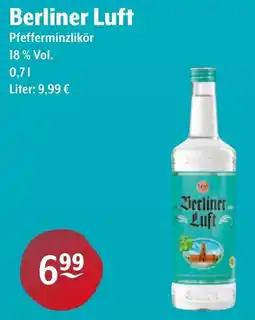 Getränke Hoffmann Berliner Luft Pfefferminzlikör Angebot