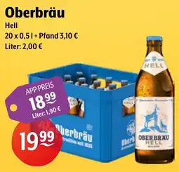 Getränke Hoffmann Oberbräu Hell Angebot