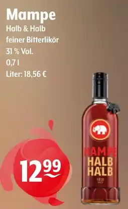 Getränke Hoffmann Mampe Halb & Halb feiner Bitterlikör Angebot