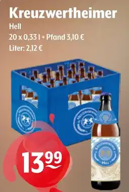 Getränke Hoffmann Kreuzwertheimer Hell Angebot