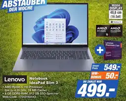 K+B Expert Lenovo Notebook IdeaPad Slim 3 Angebot
