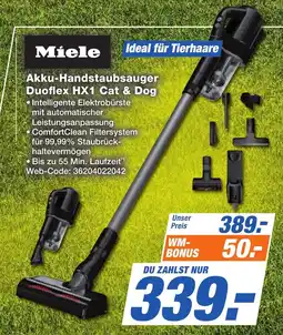 K+B Expert Miele Akku-Handstaubsauger Duoflex HX1 Cat & Dog Angebot