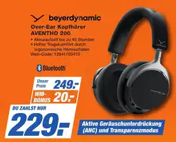 K+B Expert beyerdynamic Over-Ear Kopfhörer AVENTHO 200 Angebot