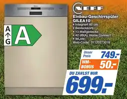 K+B Expert NEFF Einbau-Geschirrspüler GILEA10 Angebot