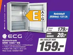 K+B Expert ECG Kühlschrank ERM 10857 WE Angebot