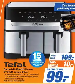 K+B Expert Tefal Doppel-Heißluftfritteuse EY90JD Jamie Oliver Angebot