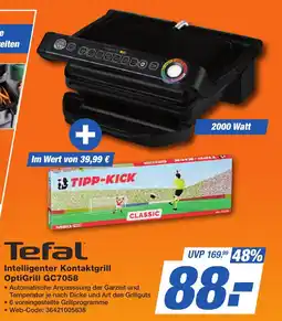 K+B Expert Tefal Intelligenter Kontaktgrill OptiGrill GC7058 Angebot