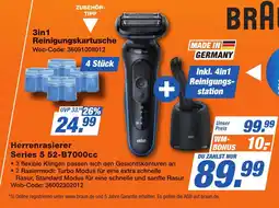K+B Expert BRAUN Herrenrasierer Series 5 52-B7000cc Angebot