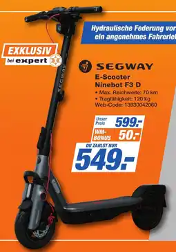 K+B Expert SEGWAY E-Scooter Ninebot F3 D Angebot