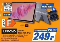 K+B Expert Lenovo Tablet Idea Tab Plus Angebot
