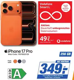 K+B Expert iPhone 17 Pro + Vodafone Smart L Angebot