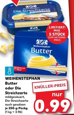 Kaufland Weihenstephan Butter oder Die Streichzarte Angebot