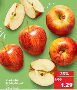 Kaufland Dtsch./ital. Tafeläpfel, rot Angebot