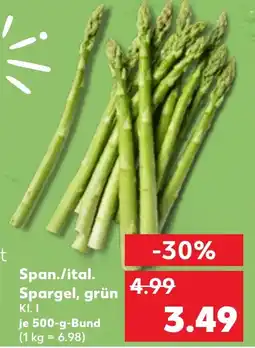 Kaufland Span./ital. Spargel, grün Angebot