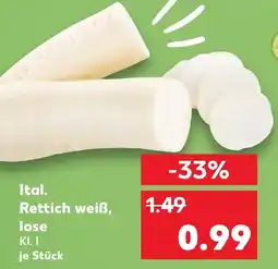 Kaufland Rettich weiß Angebot