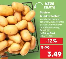 Kaufland Speisefrühkartoffeln Angebot