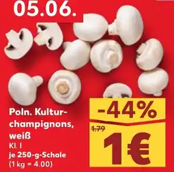 Kaufland Poln. Kulturchampignons, weiß Angebot