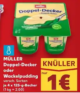 Kaufland MÜLLER Doppel-Decker oder Wackelpudding Angebot