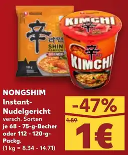 Kaufland NONGSHIM Instant Nudelgericht Angebot