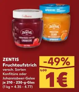 Kaufland ZENTIS Fruchtaufstrich Angebot