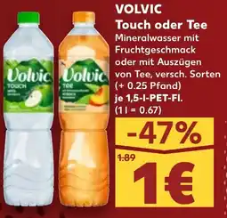 Kaufland VOLVIC Touch oder Tee Angebot