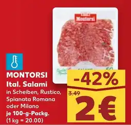 Kaufland MONTORSI Ital. Salami Angebot