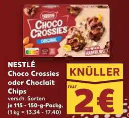 Kaufland NESTLÉ Choco Crossies oder Choclait Chips Angebot