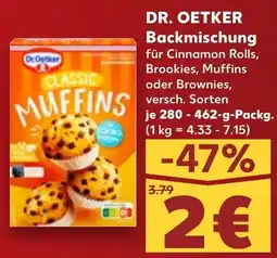 Kaufland DR. OETKER Backmischung Angebot