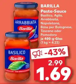 Kaufland BARILLA Pasta-Sauce Angebot