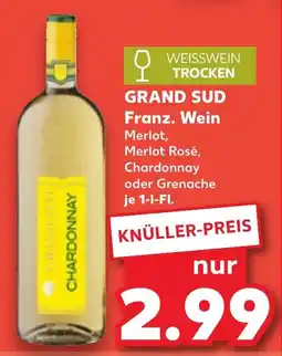 Kaufland GRAND SUD Franz. Wein Angebot