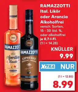 Kaufland RAMAZZOTTI Ital. Likör oder Arancia Alkoholfrei Angebot