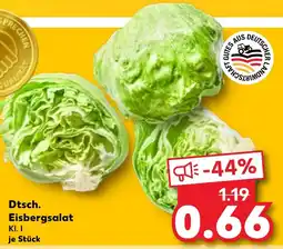 Kaufland Dtsch. Eisbergsalat Angebot