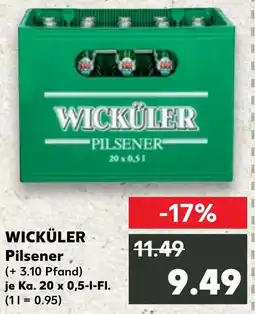 Kaufland Wicküler pilsener Angebot