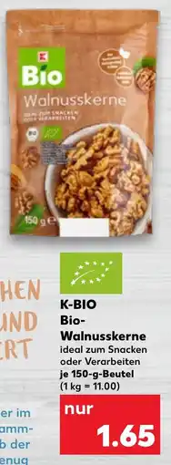 Kaufland K-BIO Bio Walnusskerne Angebot
