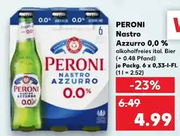 Kaufland PERONI Nastro Azzurro 0,0 % Angebot