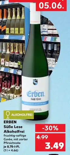 Kaufland ERBEN Süße Lese Alkoholfrei Angebot