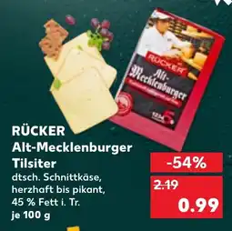 Kaufland RÜCKER Alt-Mecklenburger Tilsiter Angebot