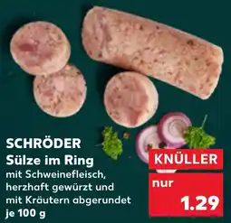 Kaufland SCHRÖDER Sülze im Ring Angebot