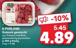 Kaufland K-PURLAND Gulasch gemischt Angebot